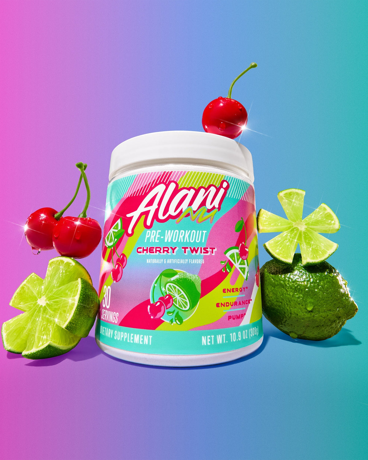 Cherry Twist Pre-Workout Powder | 30 Servings